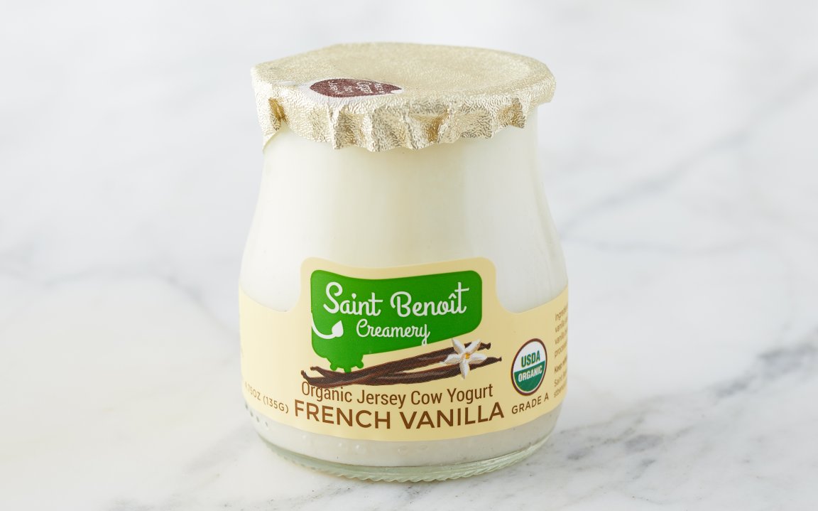 Organic FrenchStyle Vanilla Yogurt Saint Benoit Creamery SF Bay